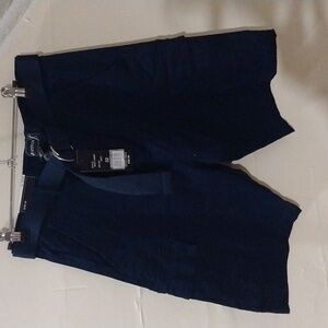 Men's Navy Blue Cargo Shorts